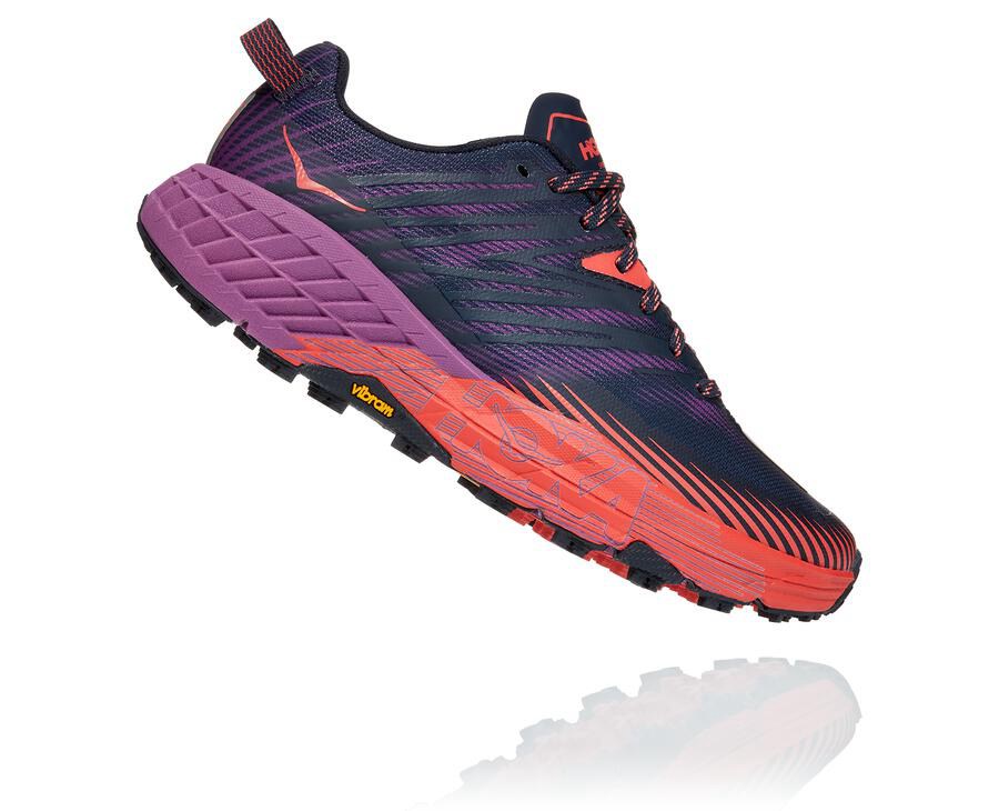 Hoka One One Spor Ayakkabı Kadın Lacivert - Speedgoat 4 - IS2954670